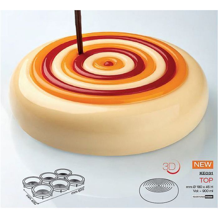 Купить Форма кондитерская Pavoni TOP, силикон, d 18 см, h 4,5 см ...