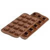 Форма для приготовления конфет Choco Game 11 х 24 см силиконовая, Silikomart