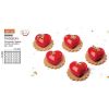 Форма кондитерская Pavoni PASSION 40*30 см, силикон, р-р ячейки: 40*30 см, h 20 мм,Pavoni