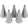 Набор из 5-ти насадок кондитерских «Закрытая звезда», нержавеющая сталь, D=25/2 мм, H=47 мм, Martellato