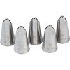 Набор из 5-ти насадок кондитерских, нержавеющая сталь, D=2 см, Martellato