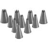 Набор из 10-ти кондитерских насадок «Звезда», d=4-15 мм, нержавеющая сталь, Martellato