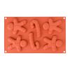 Форма для приготовления печенья Ginderbread Man, 33,6 х 18 х 2,4 см, силиконовая, Silikomart