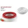 Форма для приготовления пирожного Kit Symphony, 1900 мл, 27 х 29 х 4,7 см, D24 см, силиконовая, Silikomart