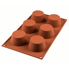Форма для приготовления маффинов Muffin 18 х 33,5 см силиконовая, Silikomart