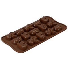 Форма для приготовления конфет Choco Winter силиконовая, Silikomart