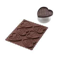 Набор для приготовления печенья Cookie Love Slim, Silikomart