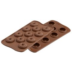 Форма для приготовления конфет Choco Crown 11 х 24 см силиконовая, Silikomart