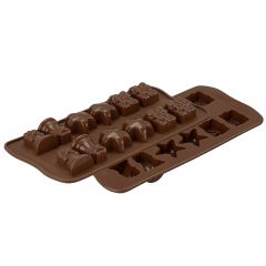 Форма для приготовления конфет Christmas силиконовая, Silikomart