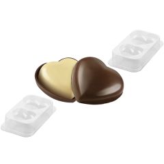 Набор термоформованных форм для шоколада и конфет Secret Love, 2 шт., Silikomart