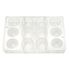 Форма для шоколада "Полусфера", 15 ячеек 32*16 мм, поликарбонат, P.L. Proff Cuisine