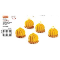 Форма кондитерская Pavoni DELICE 40*30 см, силикон, р-р ячейки: d 36 см, h 29 мм, Pavoni