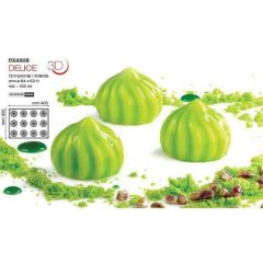 Форма кондитерская Pavoni DELICE 40*30 см, силикон, р-р ячейки: d 64 мм, h 52 мм, Pavoni