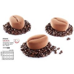 Форма кондитерская Pavoni MOKA 40*30 см, силикон, р-р ячейки: 83*58 мм, h 32 мм, Pavoni