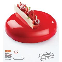 Форма кондитерская Pavoni PLANET, силикон, d 18 см, h 4,5 см, Pavoni
