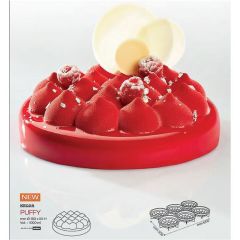 Форма кондитерская Pavoni PUFFY, силикон, d 18 см, h 5,5 см, Pavoni