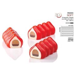 Форма кондитерская Pavoni SOFT 40*30 см, силикон, р-р ячейки: 360*43 мм, h 38 мм, Pavoni