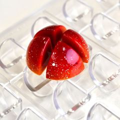 Форма для шоколада «Квартус», 24 ячейки, пластик, H=30 мм, L=275 мм, B=175 мм, Martellato