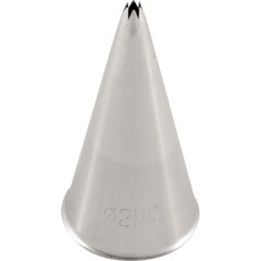 Насадка кондитерская «Открытая звезда», нержавеющая сталь, D=25/2 мм, H=50 мм, Martellato