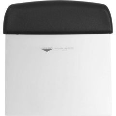 Шпатель кондитерский, сталь, пластик, L=125/120 мм, B=95 мм, цвет черный, Paderno