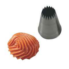 Насадка кондитерская «Открытая звезда», нержавеющая сталь, D=35/15 мм, H=50 мм, Martellato