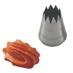 Насадка кондитерская «Открытая звезда», нержавеющая сталь, D=35/14 мм, H=55 мм, Martellato