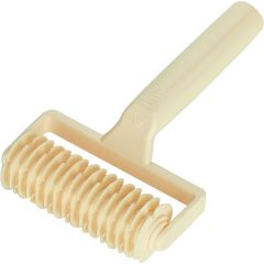 Нож роликовый для теста, пластик, L=12 см, цвет бежевый, Martellato