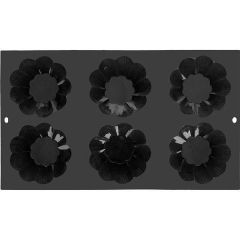 Форма кондитерская «Бриош», силикон, D=80 мм, H=35 мм, L=300 мм, B=175 мм, De Buyer