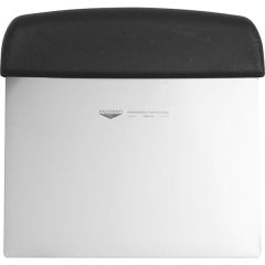 Шпатель кондитерский, сталь, пластик, L=135/135 мм, B=97 мм, цвет черный, Paderno