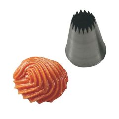 Насадка кондитерская «Открытая звезда», нержавеющая сталь, D=30/13 мм, H=45 мм, Martellato