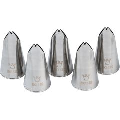 Набор из 5-ти насадок кондитерских, нержавеющая сталь, D=2 см, Martellato