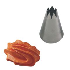 Насадка кондитерская «Открытая звезда», нержавеющая сталь, D=30/13 мм, H=50 мм, Martellato