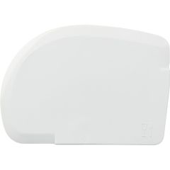 Шпатель мягкий, пластик, L=125 мм, B=90 мм, цвет белый, Martellato