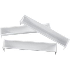 Форма кондитерская, пластик, H=7 см, цвет белый, Paderno