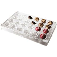 Форма для шоколада «Полусфера», 24 ячейки, поликарбонат, H=26 мм, L=275 мм, B=175 мм, Martellato