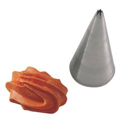 Насадка кондитерская «Открытая звезда», нержавеющая сталь, D=25/3 мм, H=50 мм, Martellato