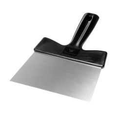 Шпатель кондитерский, нержавеющая сталь, пластик, L=210/80 мм, B=145 мм, цвет черный, Martellato