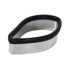 Форма-резак "Какао-бобы", нержавеющая сталь, H=30 мм, L=92,5 мм, B=51 мм, Martellato