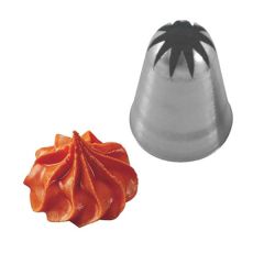 Насадка кондитерская «Закрытая звезда», нержавеющая сталь, D=25/3 мм, H=47 мм, Martellato