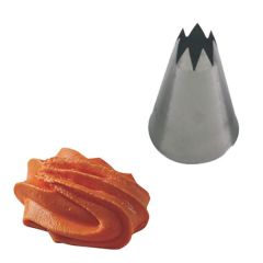 Насадка кондитерская «Открытая звезда», нержавеющая сталь, D=30/12 мм, H=50 мм, Martellato