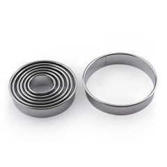 Набор из 7-ми форм-резаков круглых, нержавеющая сталь, Martellato