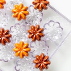 Форма для шоколада «Звезда», 15 ячеек, пластик, H=26 мм, L=275 мм, B=175 мм, Martellato