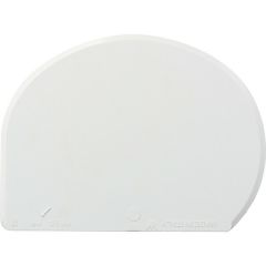 Шпатель твердый, пластик, L=15 см, B=11 см, цвет белый, Martellato