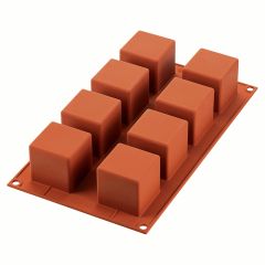 Форма для приготовления пирожных Cube 5 х 5 см силиконовая, Silikomart