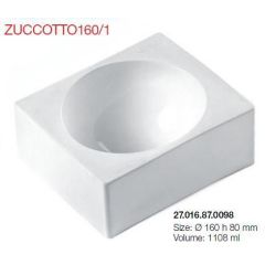 Форма для приготовления тортов Zuccotto, 1108 мл, D16 см, H8 см, силиконовая, Silikomart