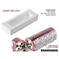 Форма для приготовления пирожных INSERT BUCHE 22 х 6 х 5 см, силиконовая, Silikomart