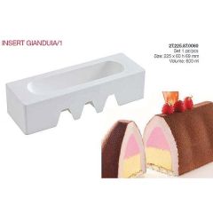 Форма для приготовления пирожного KIT INSERT GIANDUIA, 22,6 х 6 х 6,9 см, силиконовая, Silikomart
