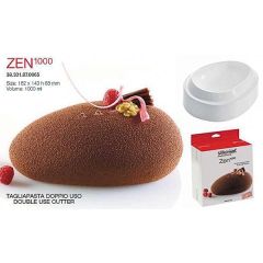 Форма для приготовления пирожного Zen, 1000 мл, 18,2 х 14,3 х 6,8 см, силиконовая, Silikomart