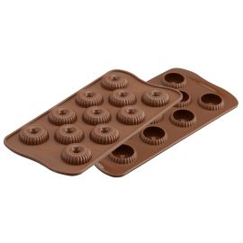 Форма для приготовления конфет Choco Crown 11 х 24 см силиконовая, Silikomart