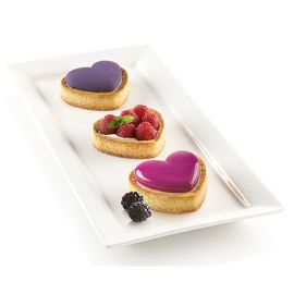 Набор для приготовления пирожных Mini Tarte Petit Amour силиконовая, Silikomart
